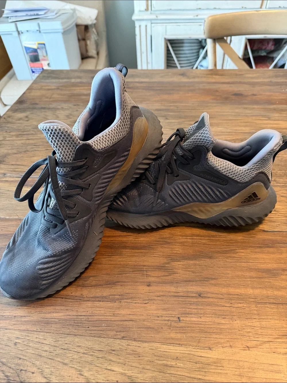 adidas Alpha Bounce shoes.